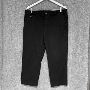 Banana Rebublic Low Rise Washed Satin Crop pants 14